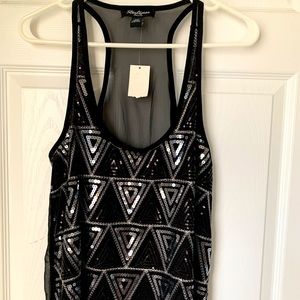 NWT Streetwear Society Sequin Tank Size S